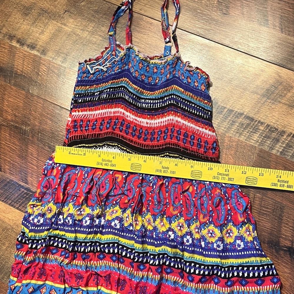 Colorful Maxi Dress with Straps box 17 - Picture 3 of 5